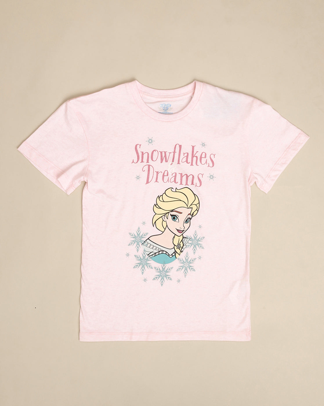 Frozen Printed Oversized Fit Tshirt For Girls