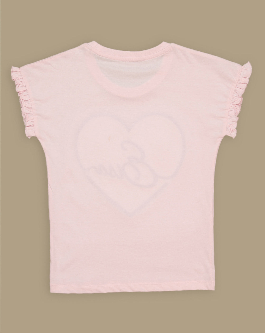 Frozen Elsa Embroidered Regular Fit Tshirt For Girls