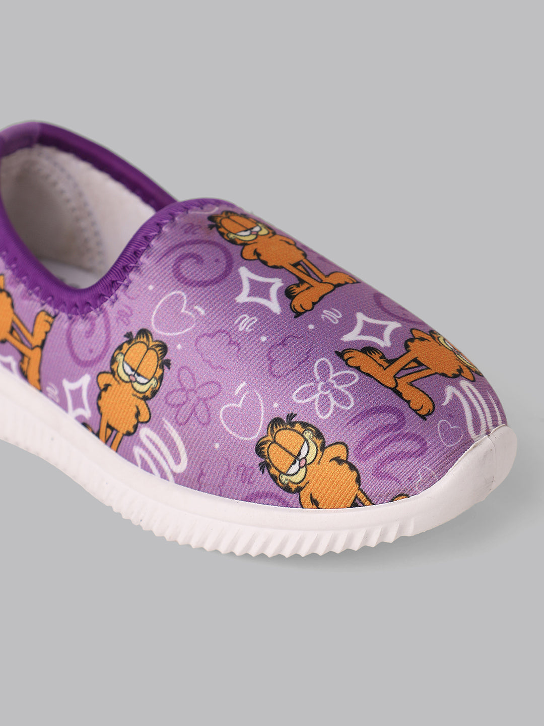 Kids Girls Garfield Printed Purple Shoes