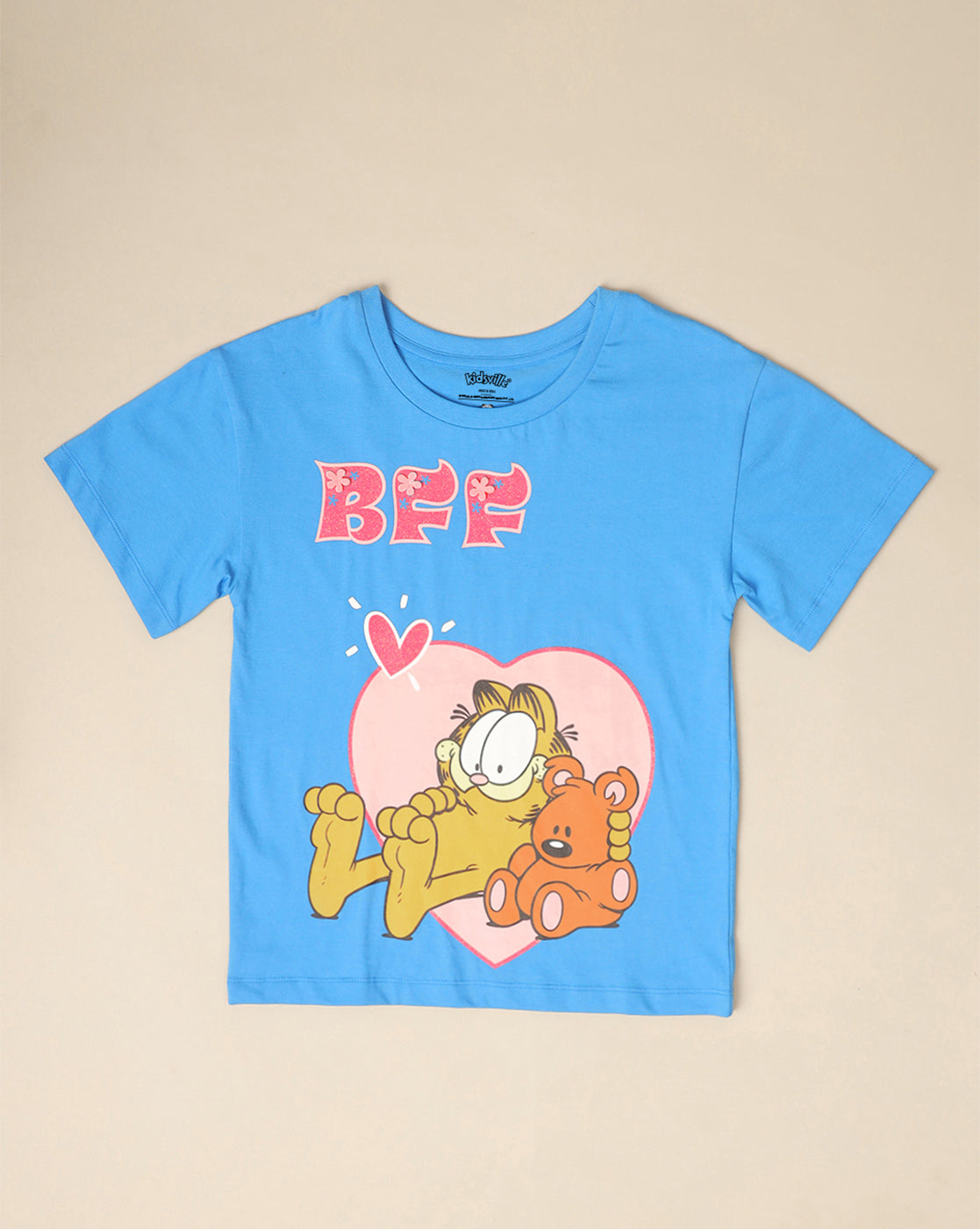 Garfield Printed Oversized Fit Tshirt For Girls