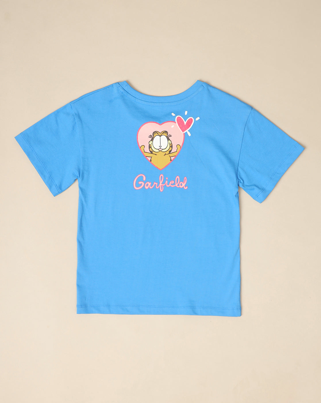 Garfield Printed Oversized Fit Tshirt For Girls