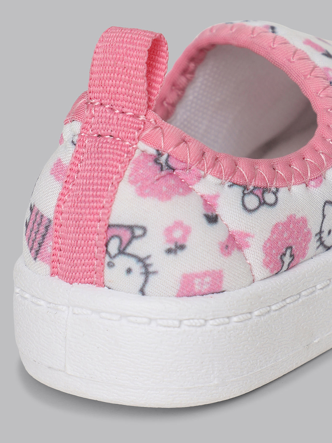 Kids Girls Hello Kitty Printed Pink Shoes