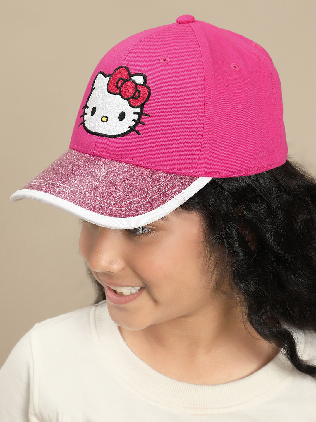 Hello Kitty Printed Cap For Girls