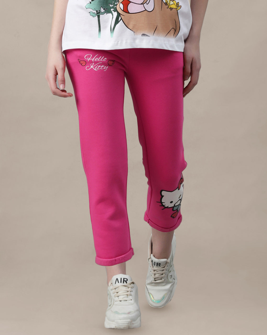 Hello Kitty Printed Regular Fit Jogger For Girls