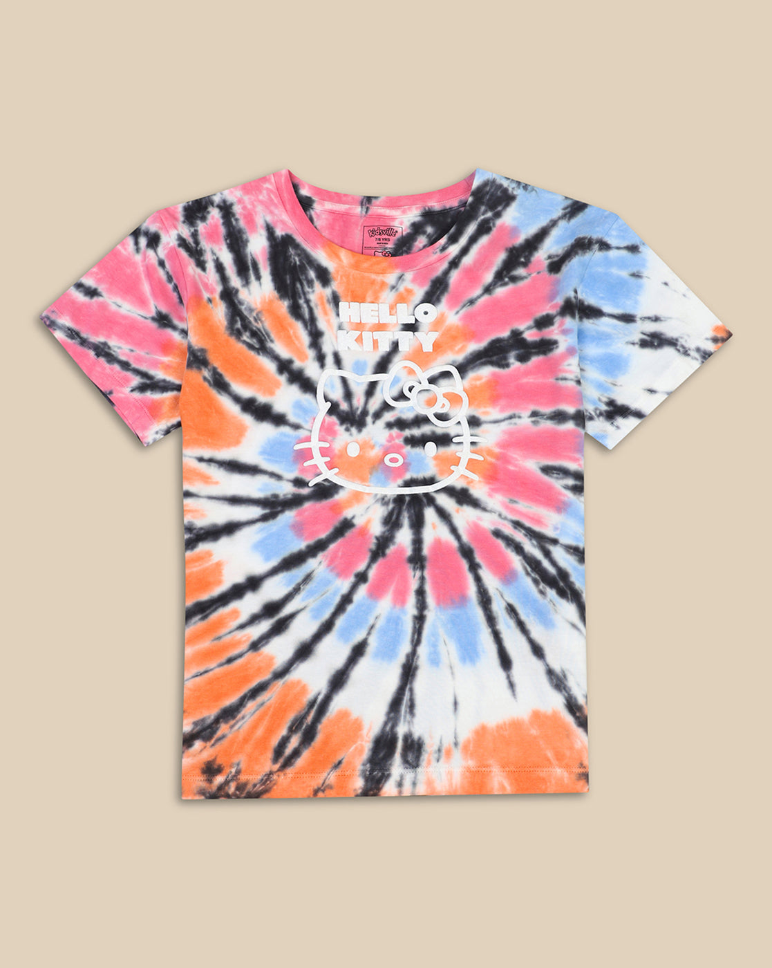 Hello Kitty Printed Relaxed Fit Tshirt For Girls