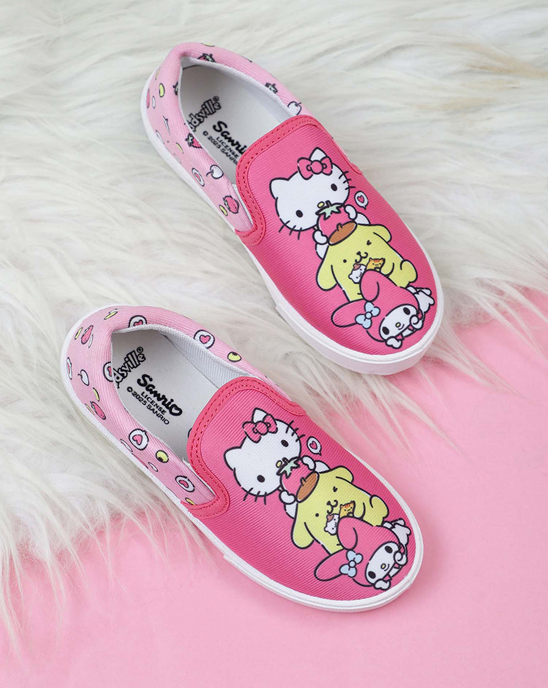Hello Kitty Printed Canvas Shoes For Kids Girls