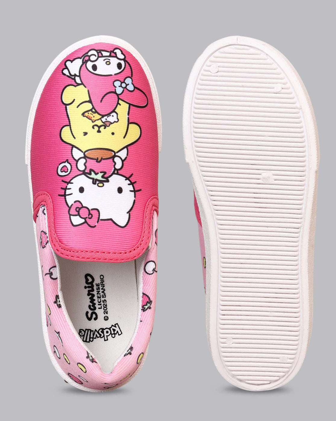 Hello Kitty Printed Canvas Shoes For Kids Girls