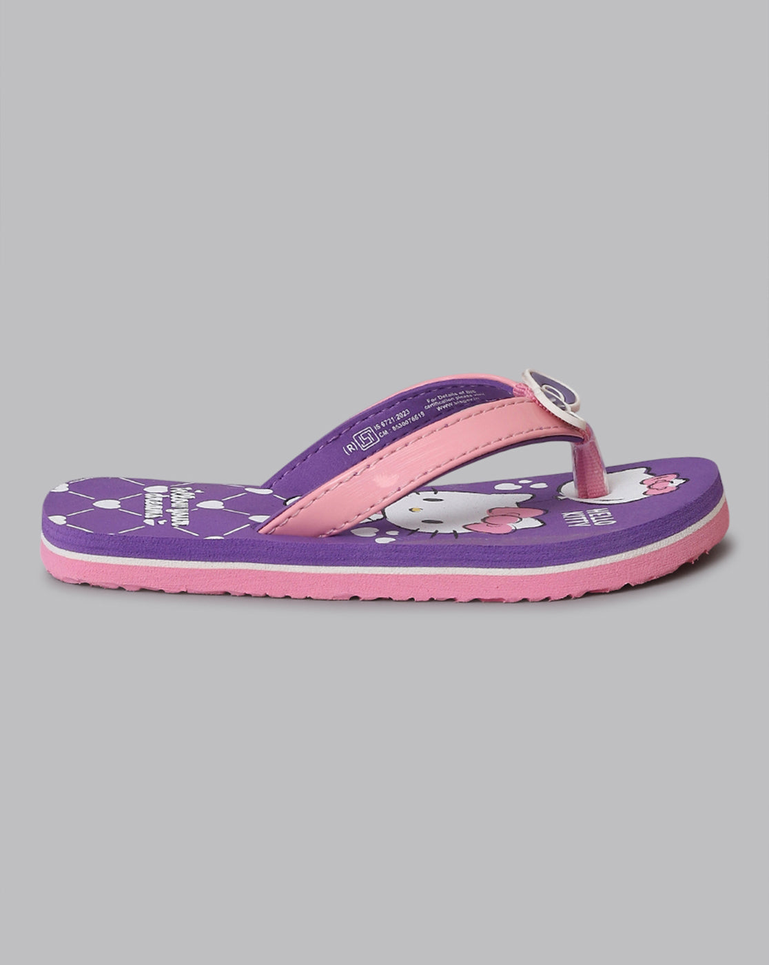 Hello Kitty Printed Flip-Flops For Kids Girls