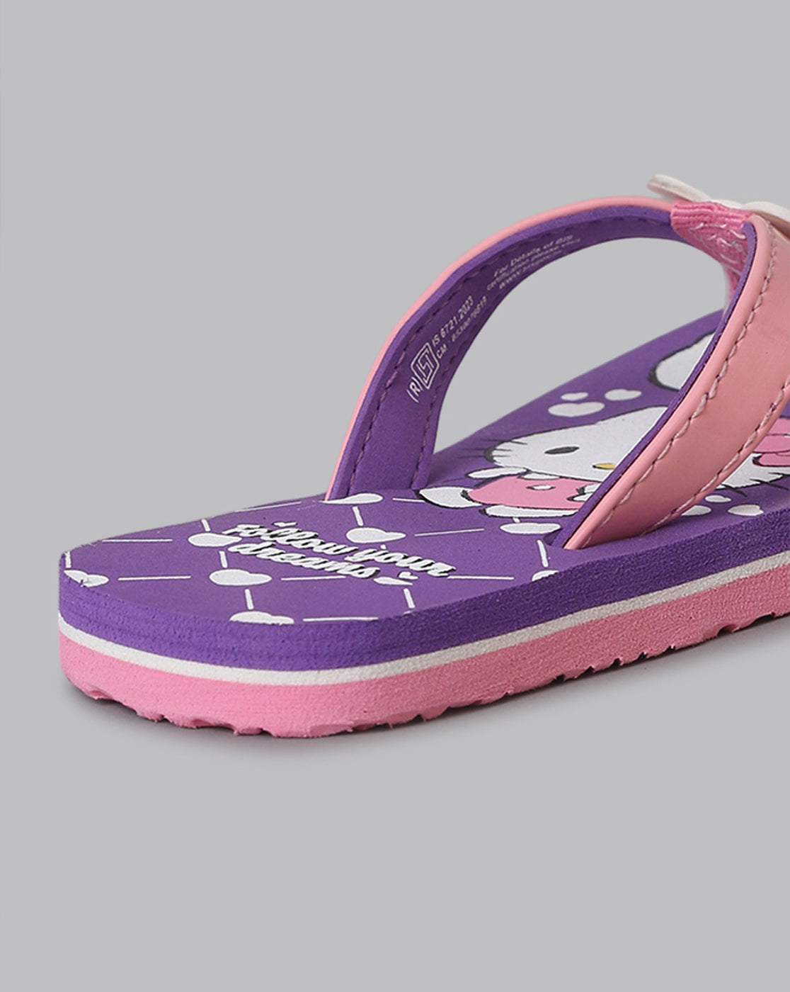 Hello Kitty Printed Flip-Flops For Kids Girls