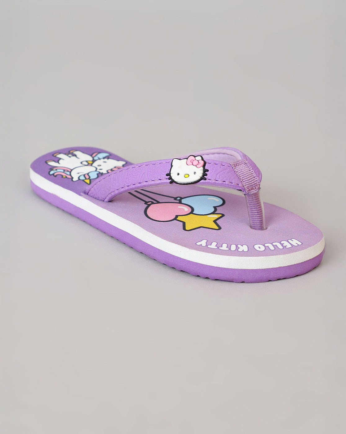 Hello Kitty Printed Flip-Flops For Kids Girls
