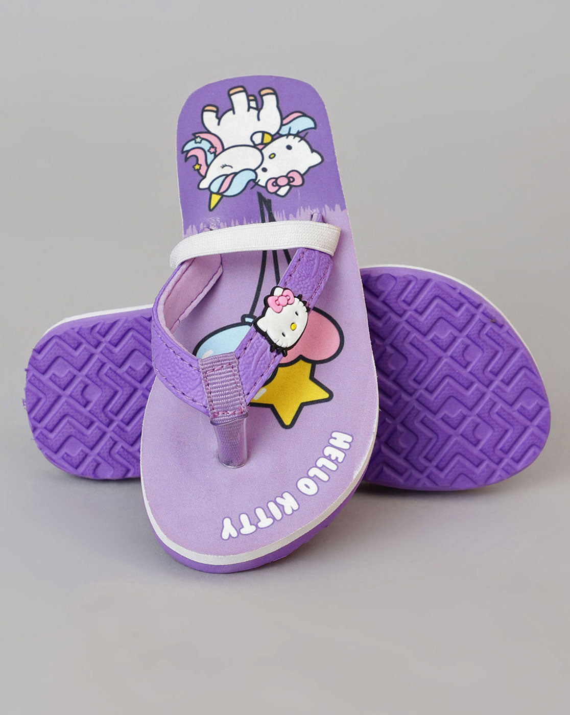 Hello Kitty Printed Flip-Flops For Kids Girls