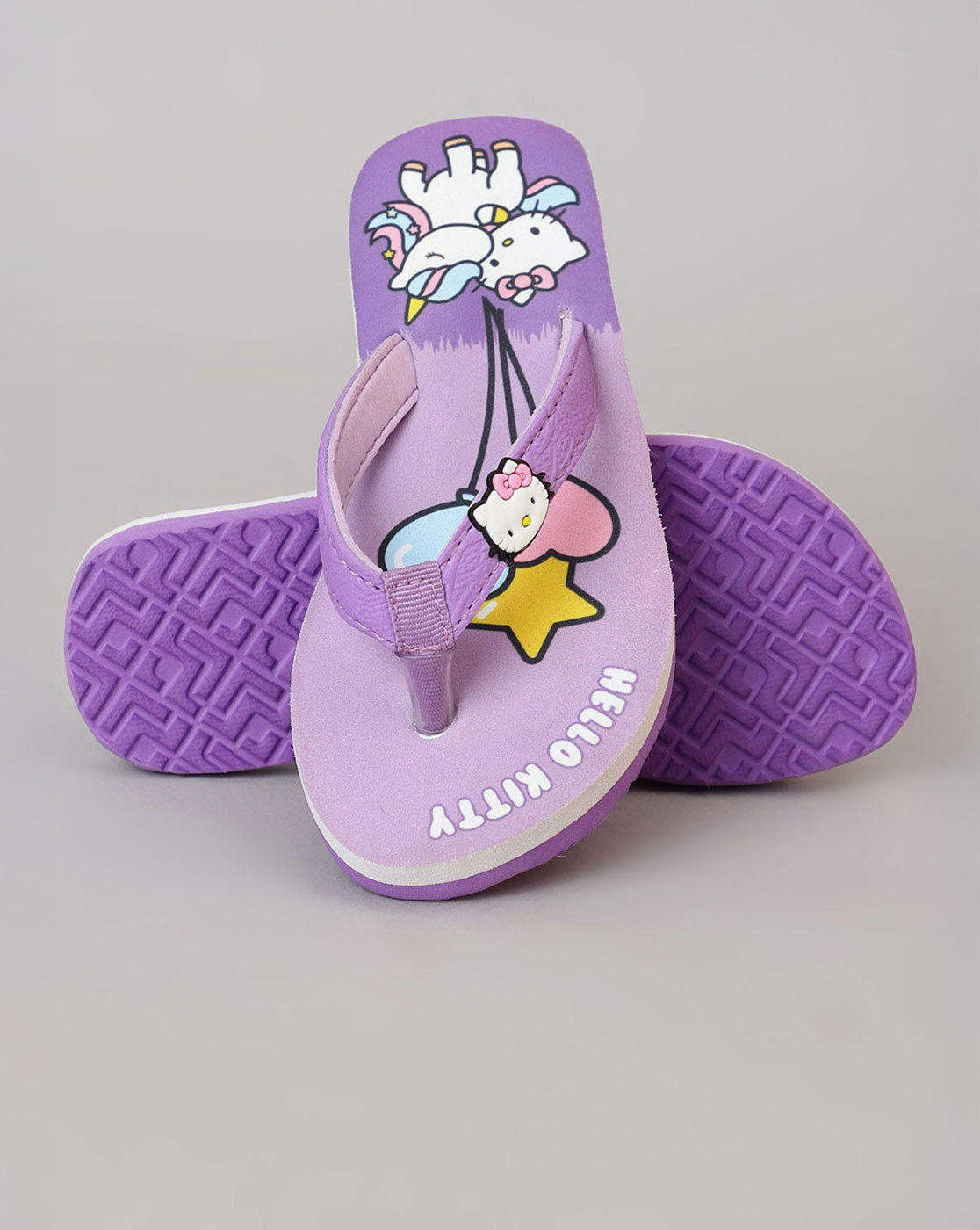 Hello Kitty Printed Flip-Flops For Kids Girls