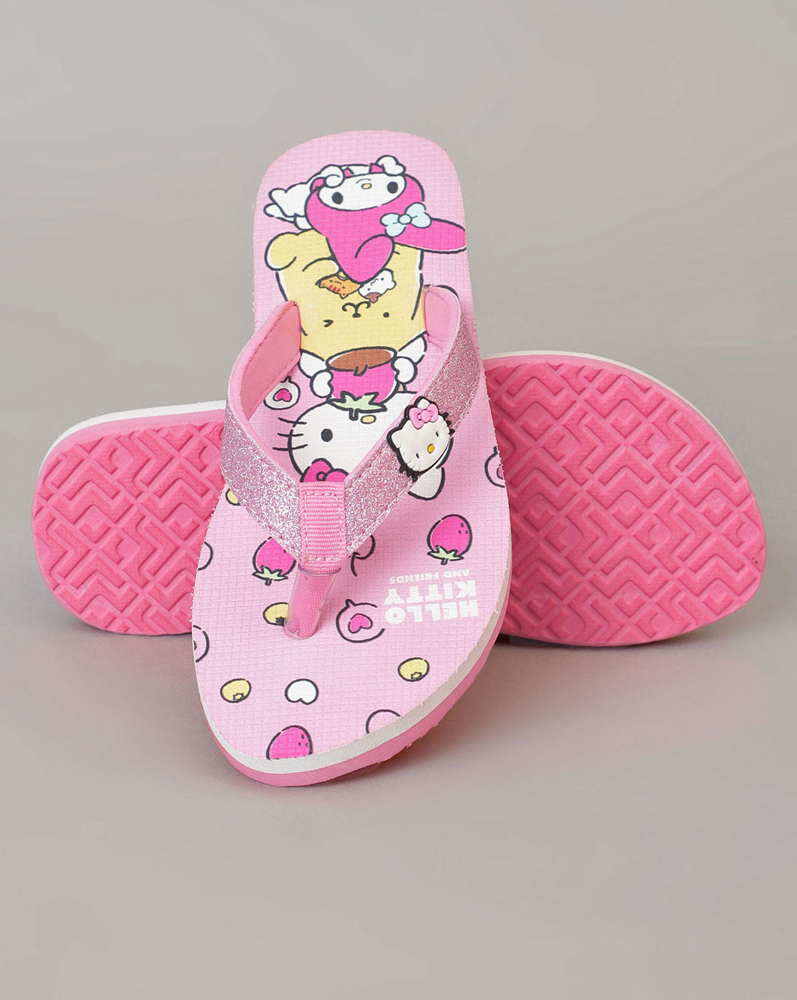 Hello Kitty Printed Flip-Flops For Kids Girls
