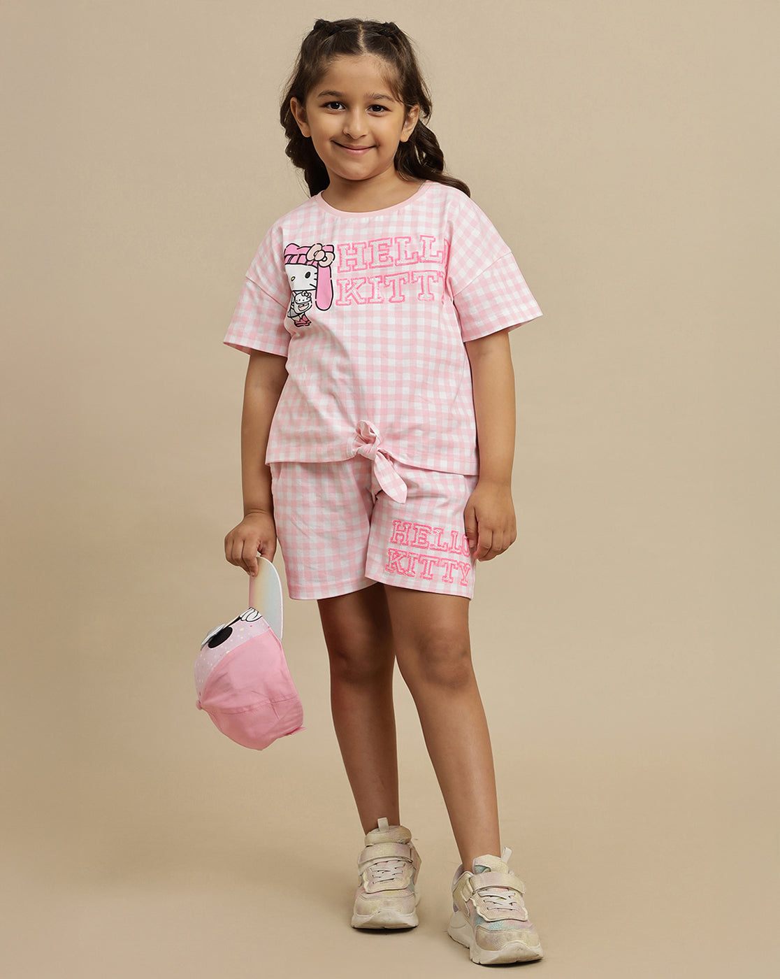 Hello Kitty Printed Regular Fit Shorts For Girls