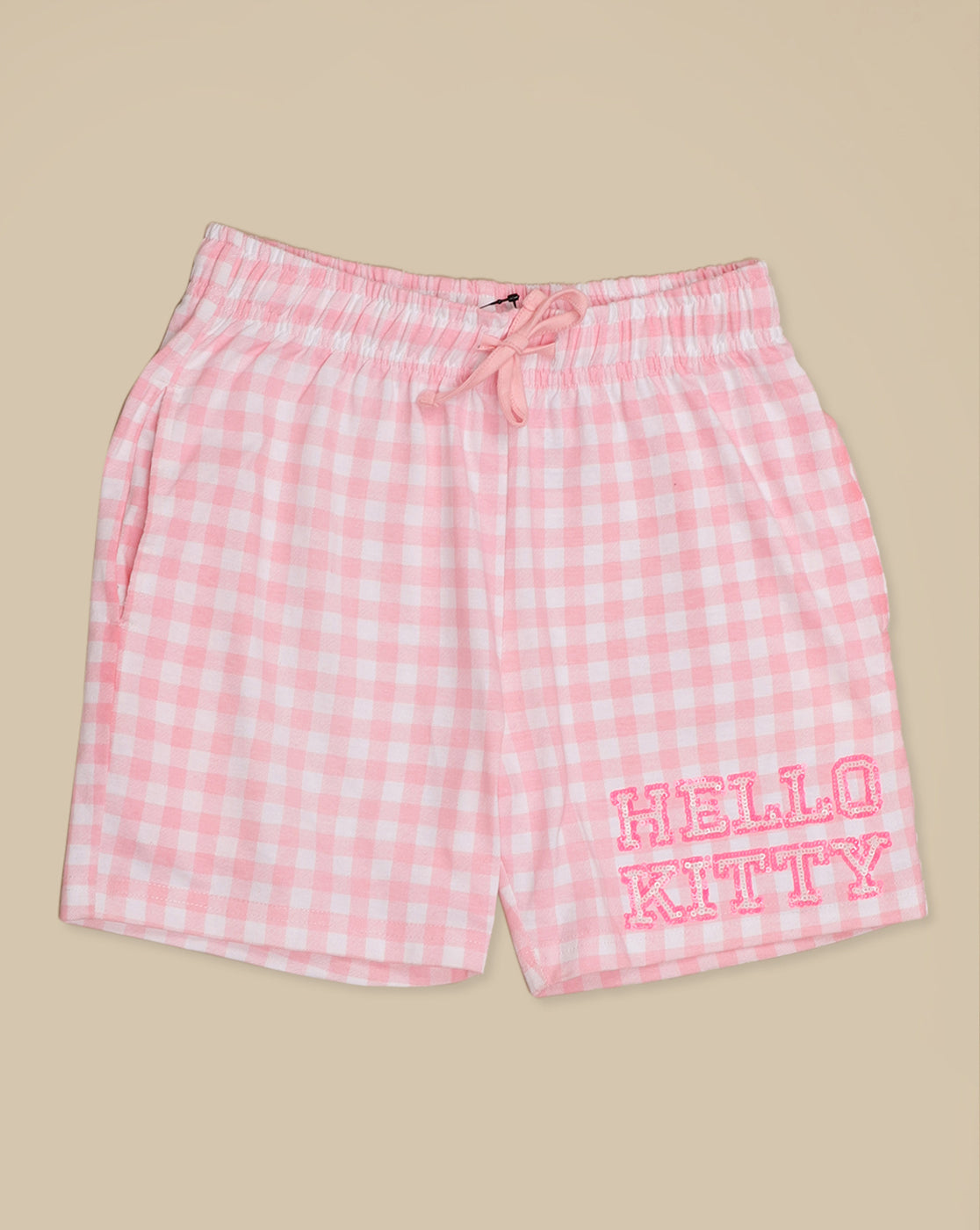 Hello Kitty Printed Regular Fit Shorts For Girls