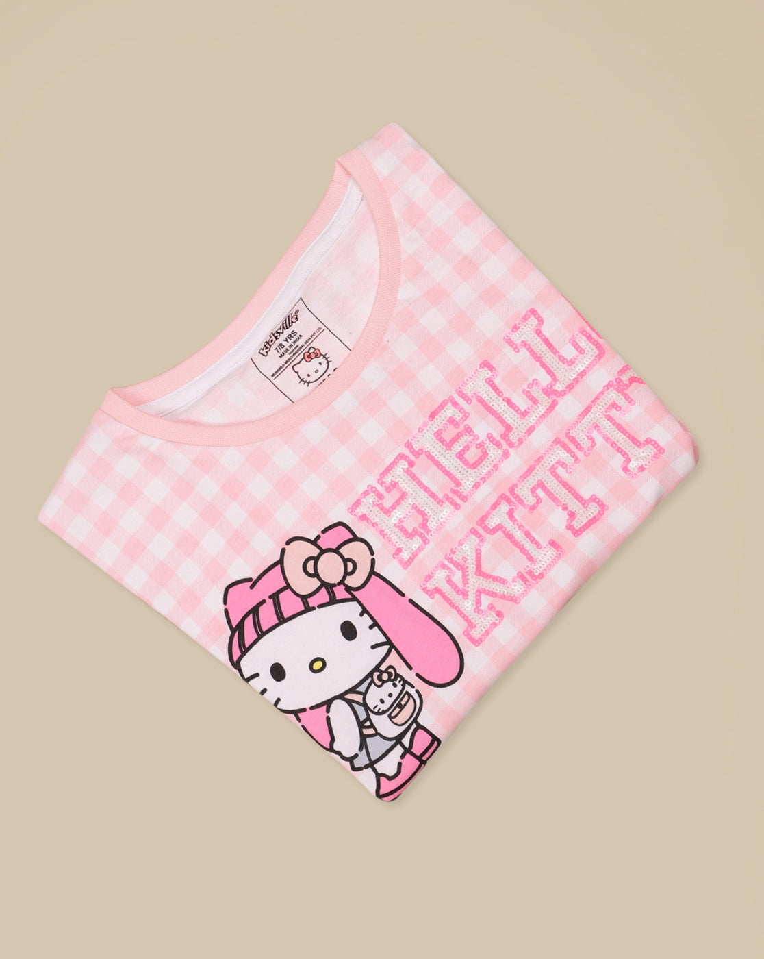 Hello Kitty Printed Relaxed Fit Tshirt For Girls
