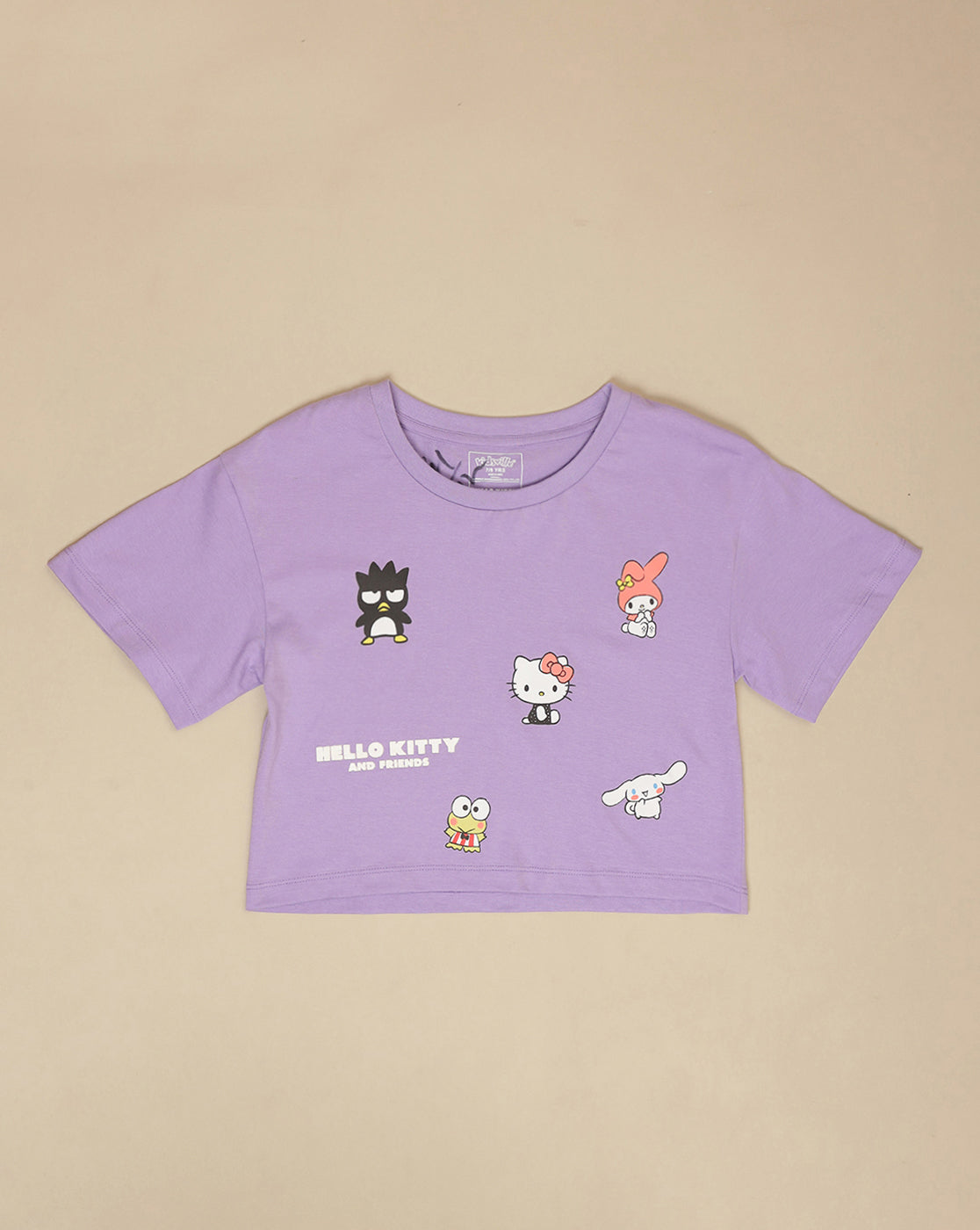 Hello Kitty Printed Boxy Fit Tshirt For Girls