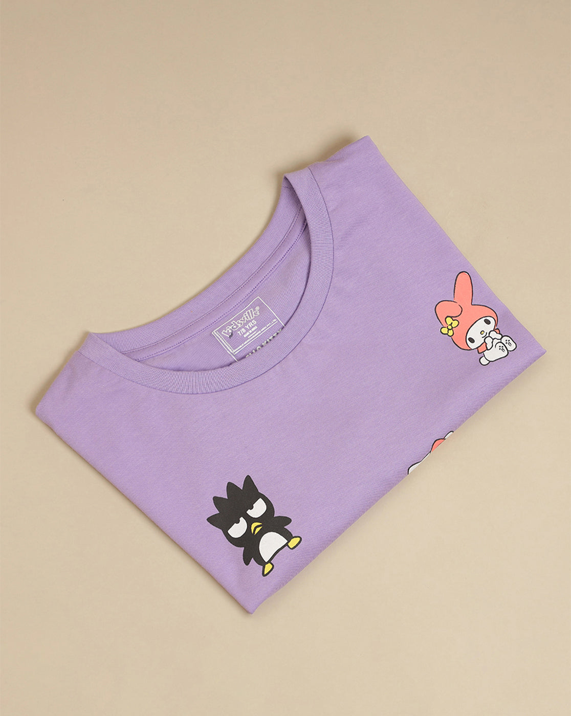 Hello Kitty Printed Boxy Fit Tshirt For Girls