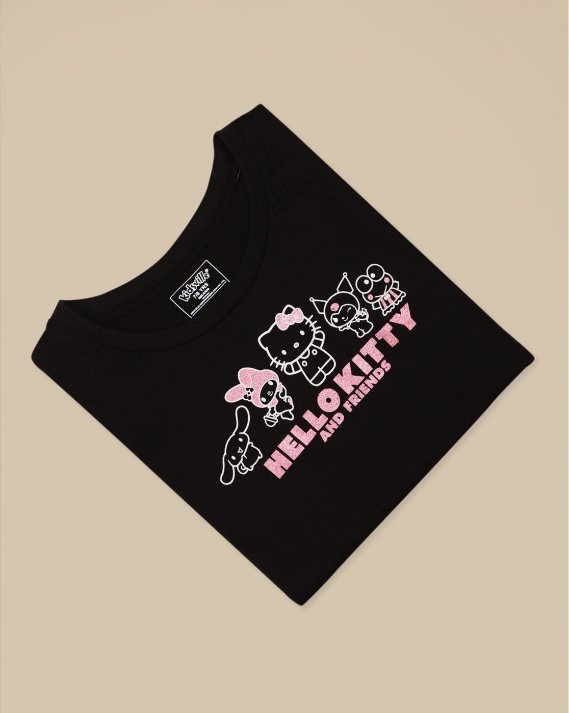 Hello Kitty Printed Oversized Tshirt For Girls