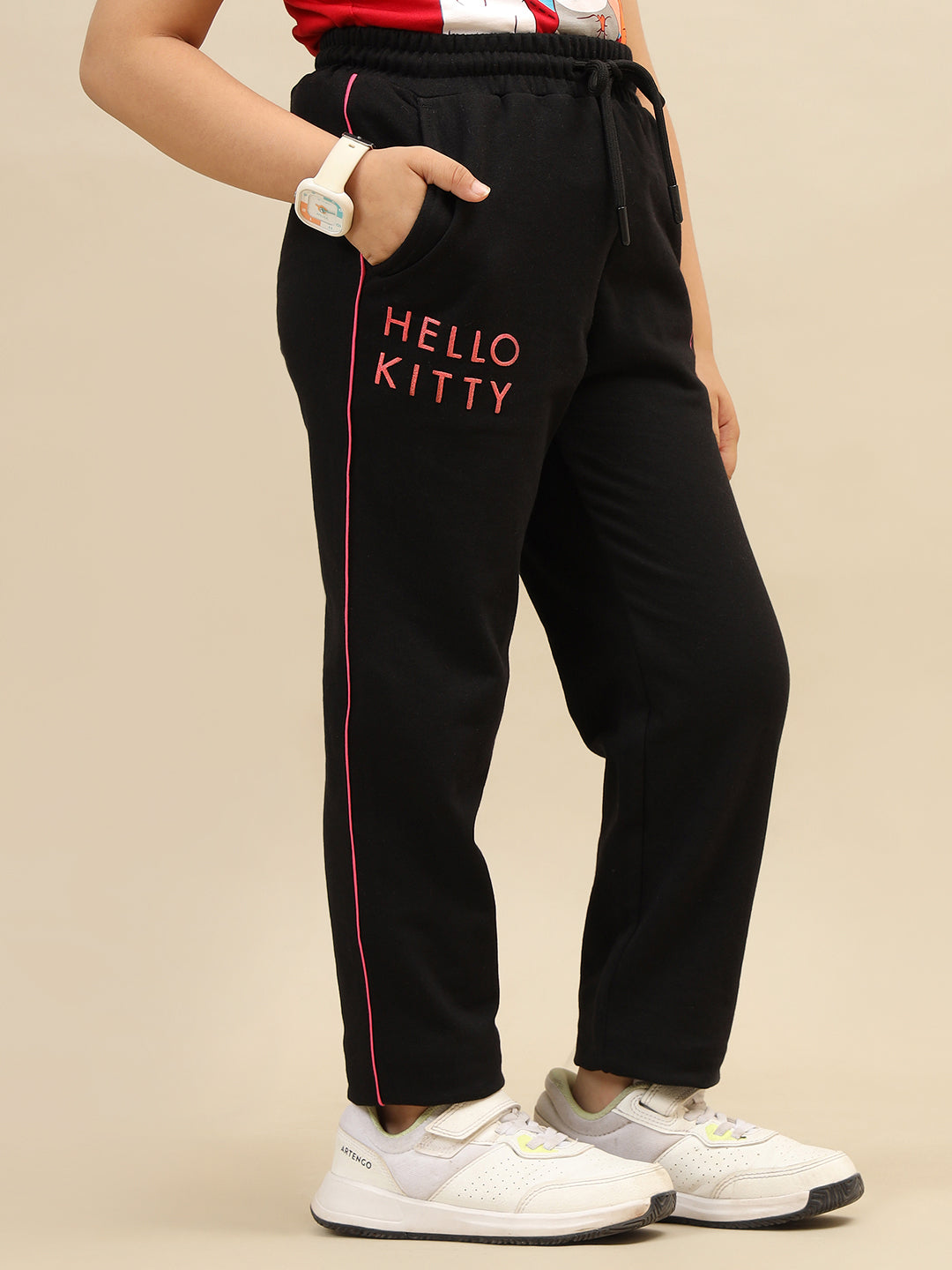 Hello Kitty Printed Regular Fit Jogger For Girls