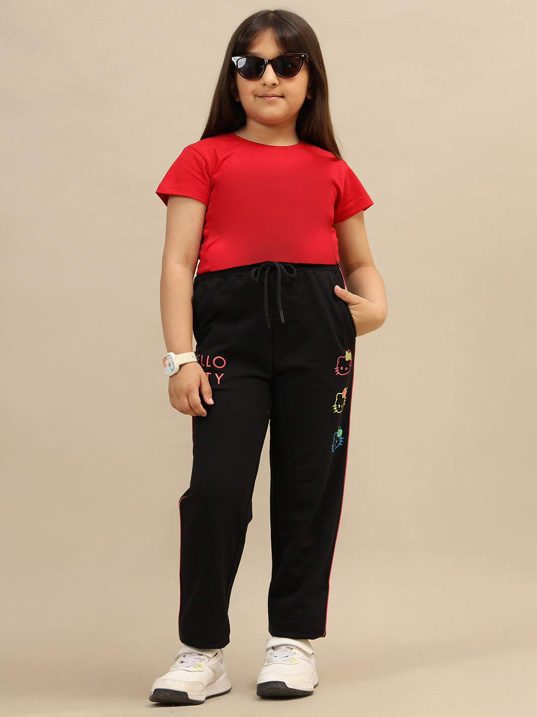 Hello Kitty Printed Regular Fit Jogger For Girls