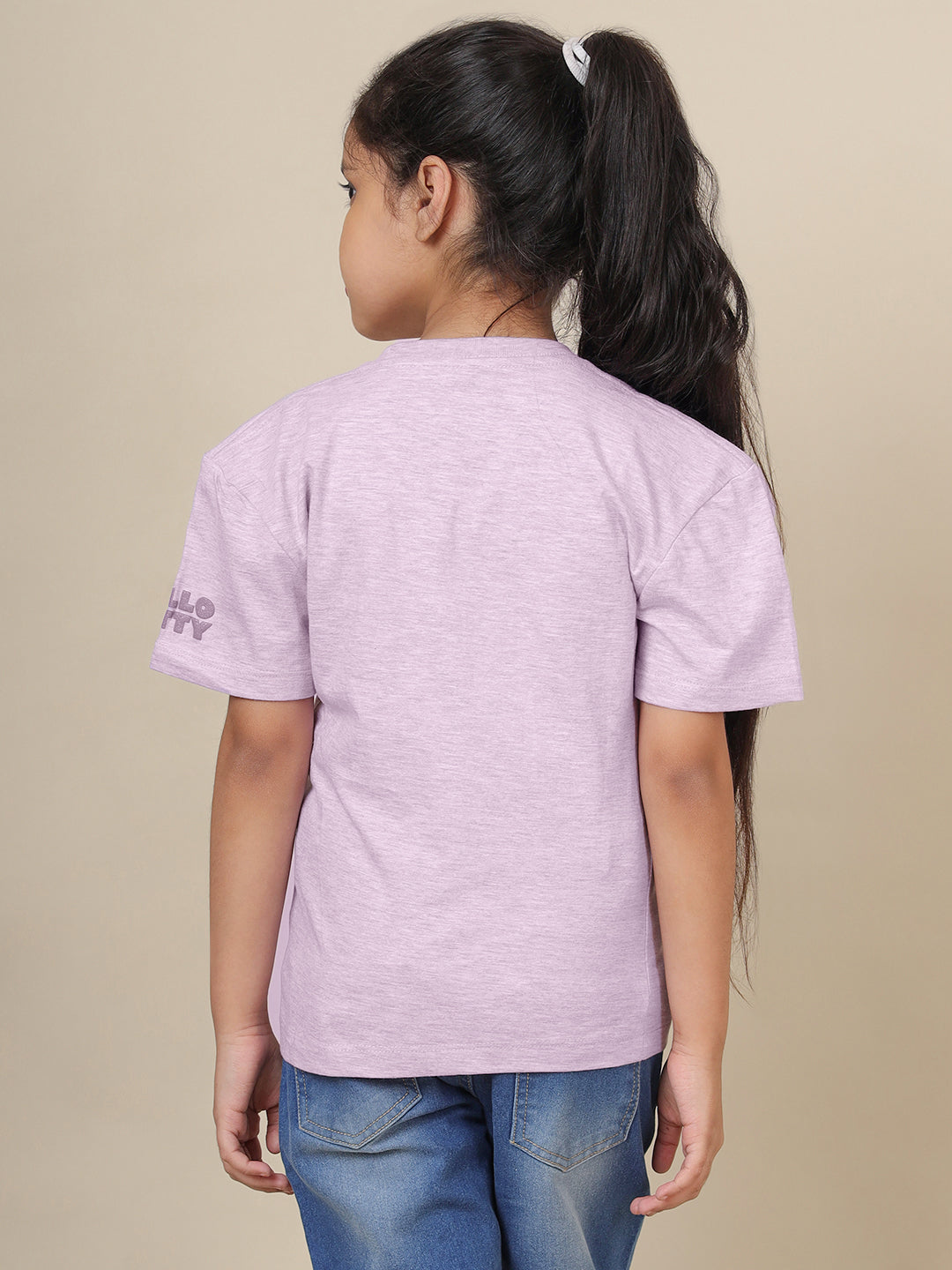 Hello Kitty Printed Regular Fit Tshirt For Girls