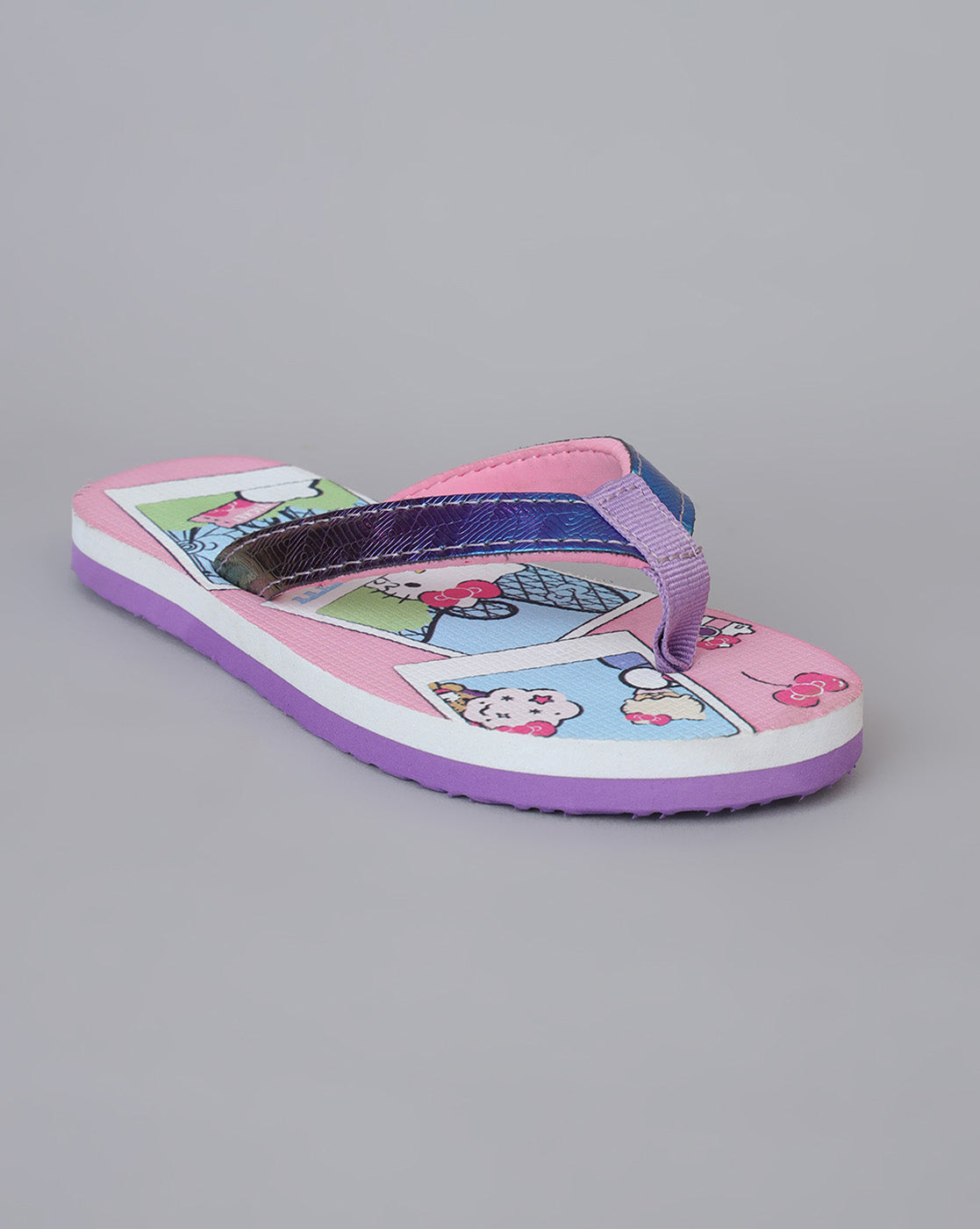 Hello Kitty Printed Flipflops for Girls
