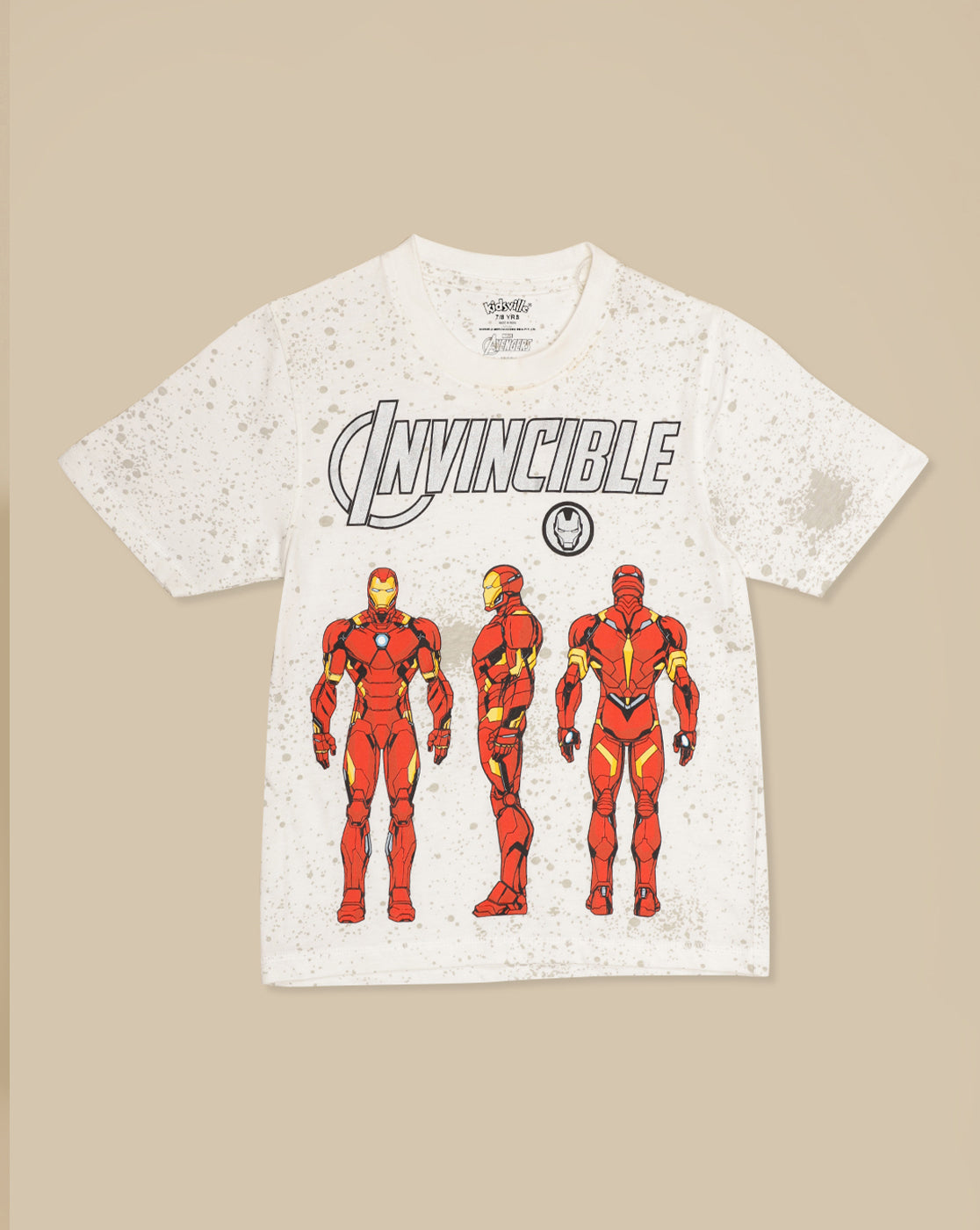 Iron Man Printed Regular Fit Tshirt For Boys