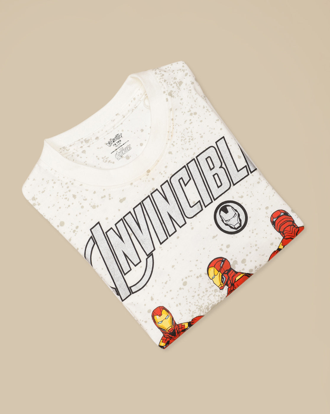 Iron Man Printed Regular Fit Tshirt For Boys