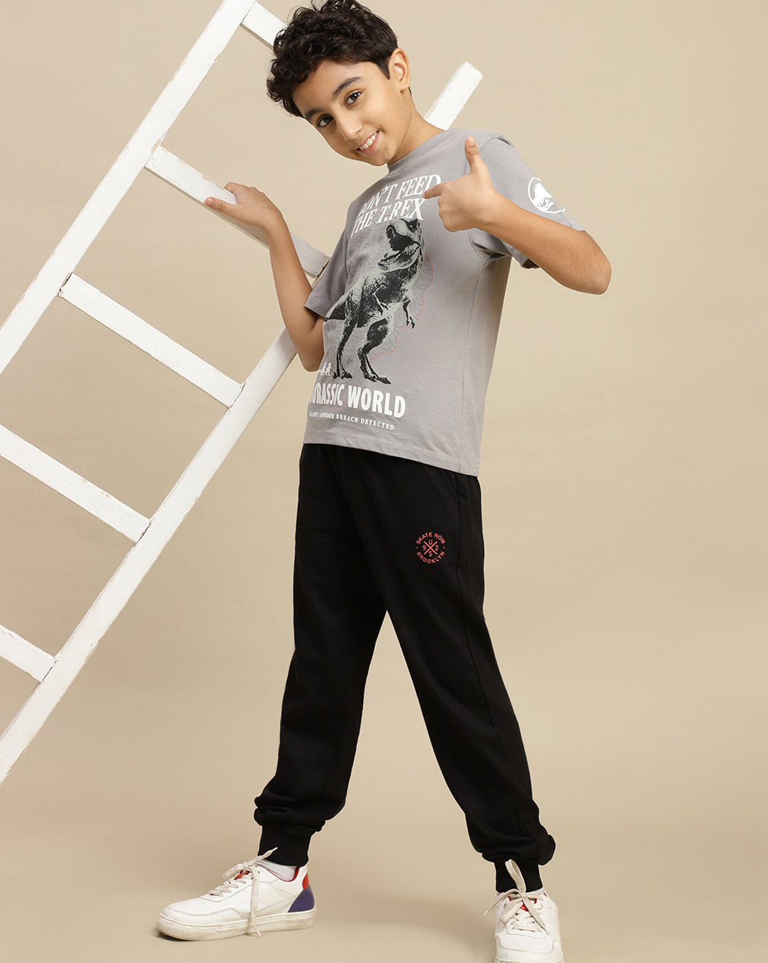 Jurassic World Printed Regular Fit Tshirt For Boys