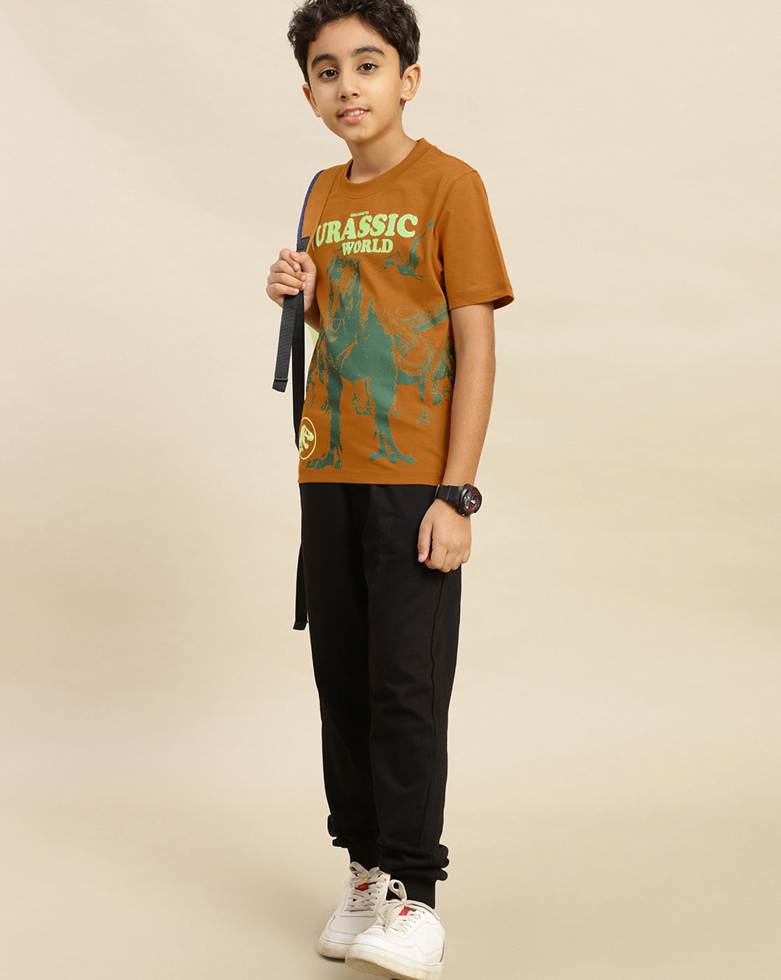 Jurassic World Printed Regular Fit Tshirt For Boys