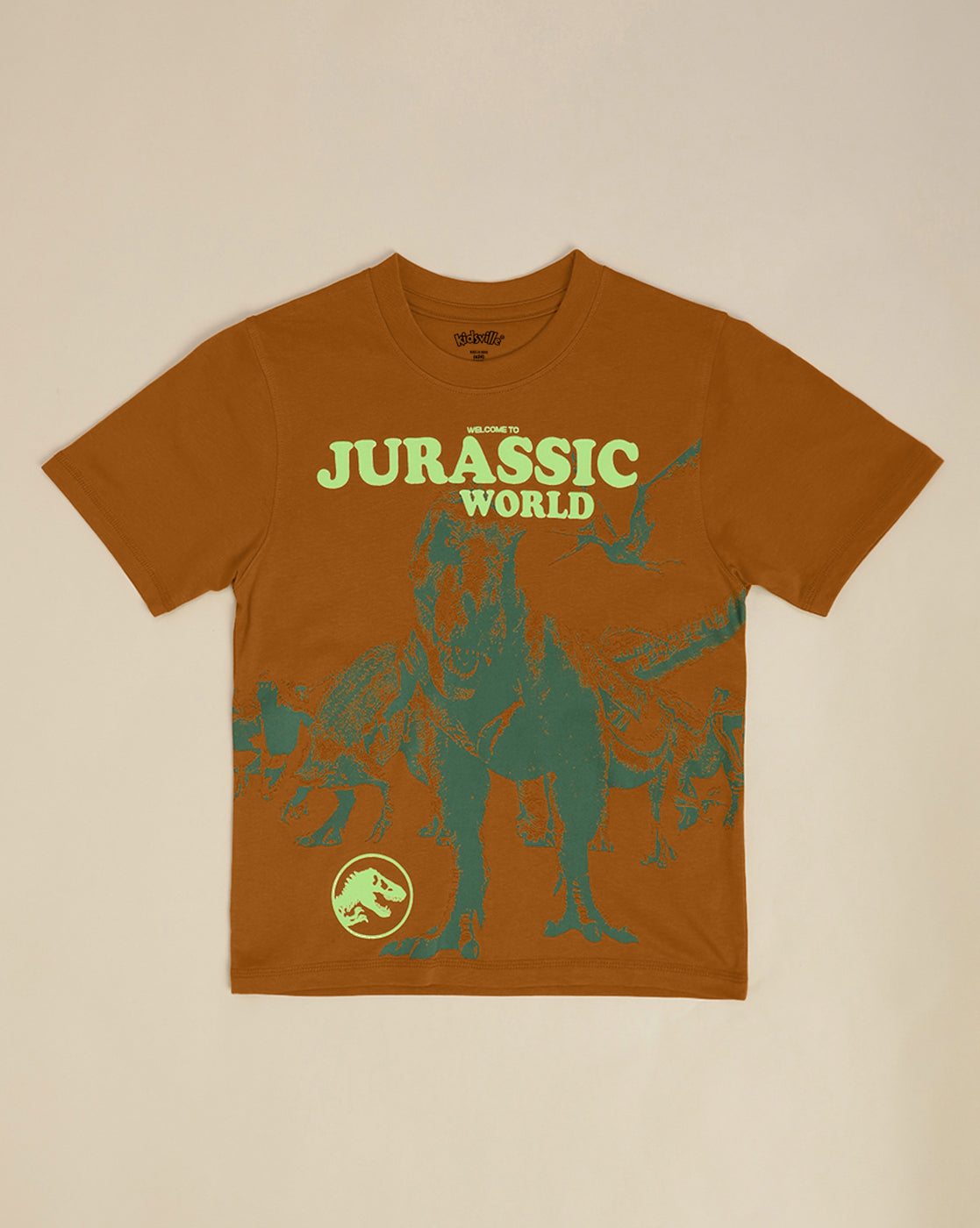 Jurassic World Printed Regular Fit Tshirt For Boys