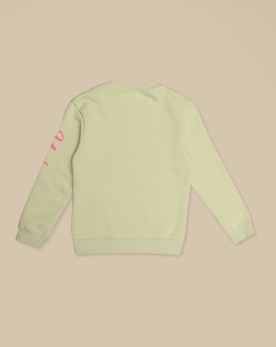 Kidsville Oversized Printed Graphic Cotton Blend Sweatshirt For Girls