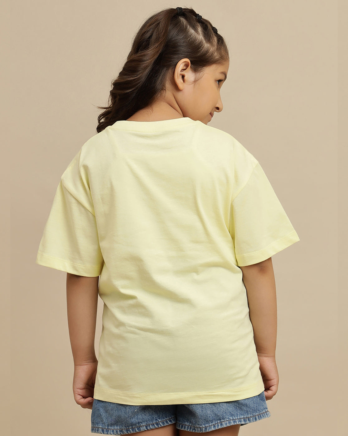 Kidsville Printed Oversized Tshirt For Girls
