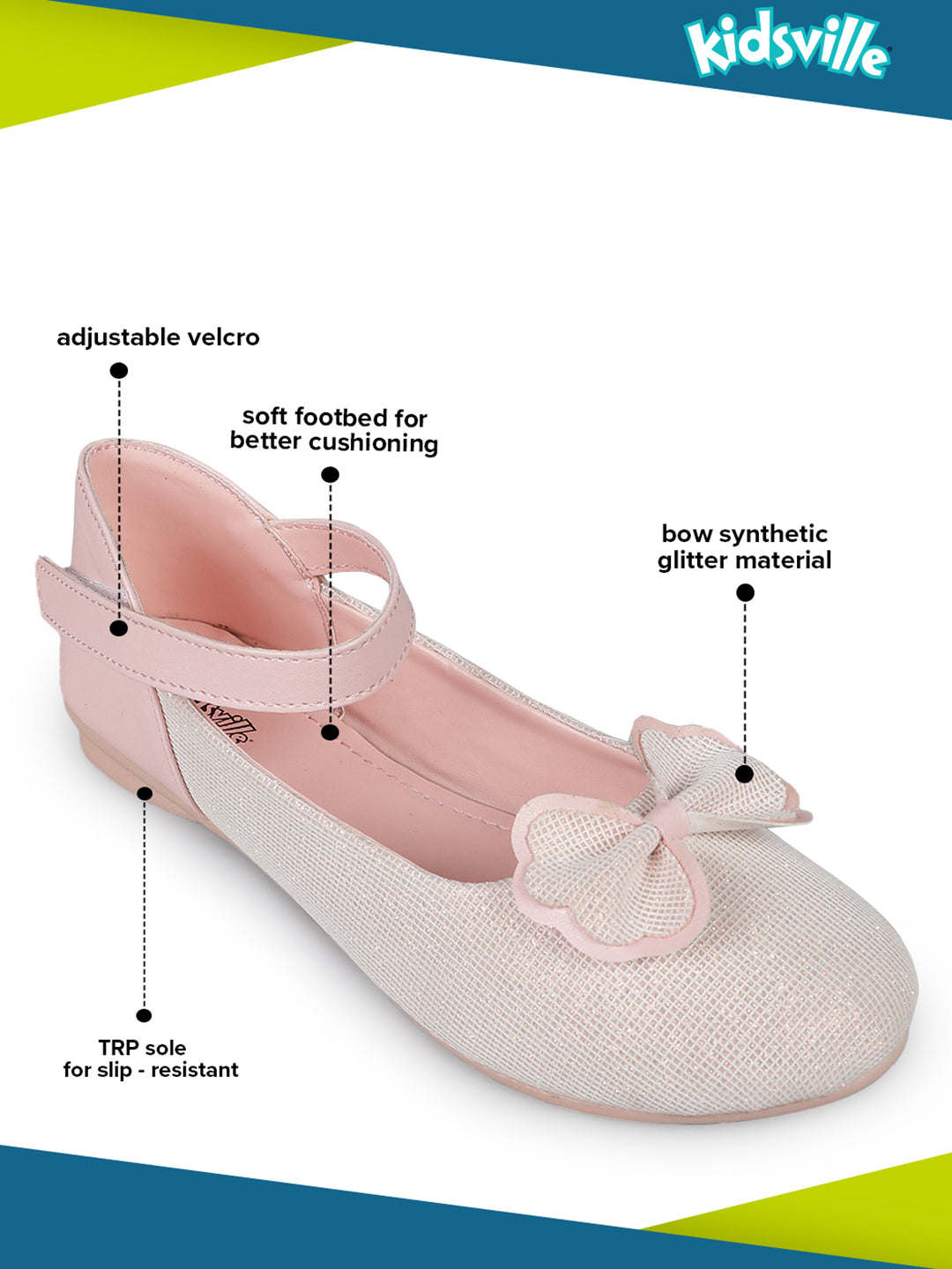 Kids Girls Pink Color Ballerina