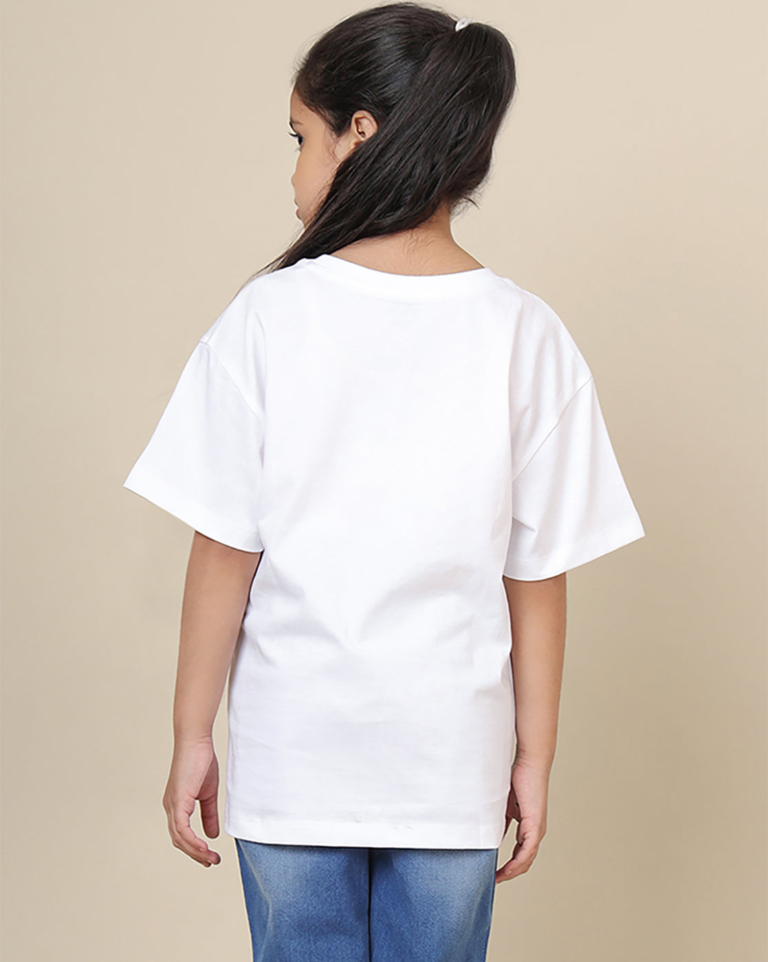 Lilo & Stitch Printed Oversized Tshirt For Girls