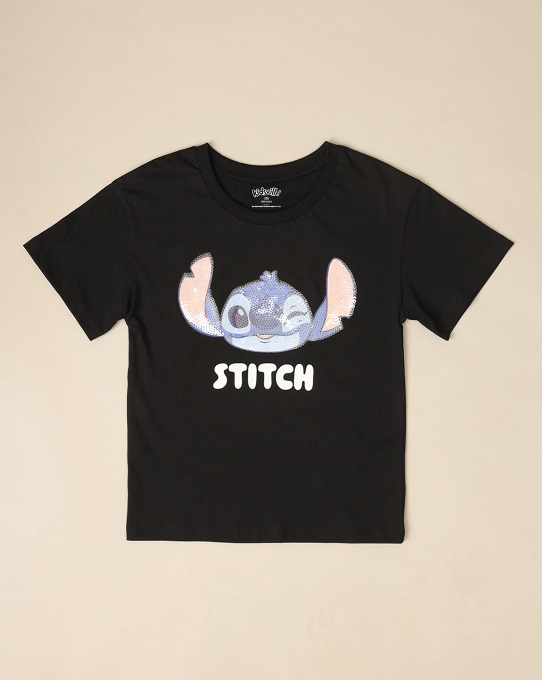 Lilo & Stitch Printed Oversized Tshirt For Girls