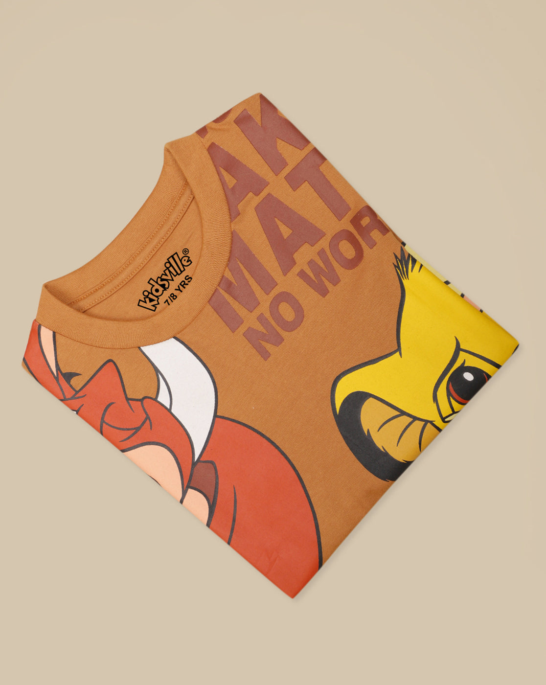 Lion King Printed Regular Fit Tshirt For Boys
