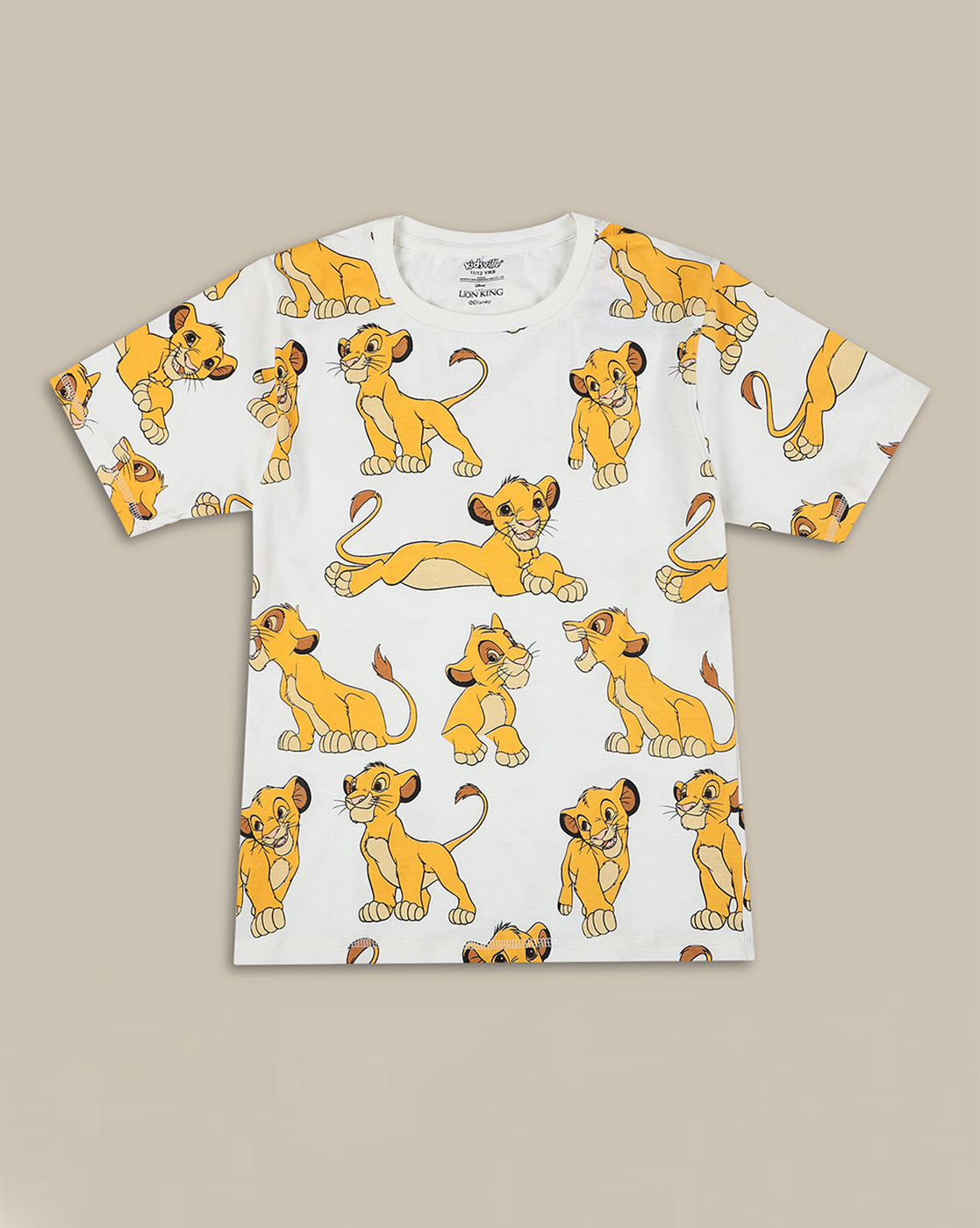 Lion King Printed Regular Fit Tshirt For Boys