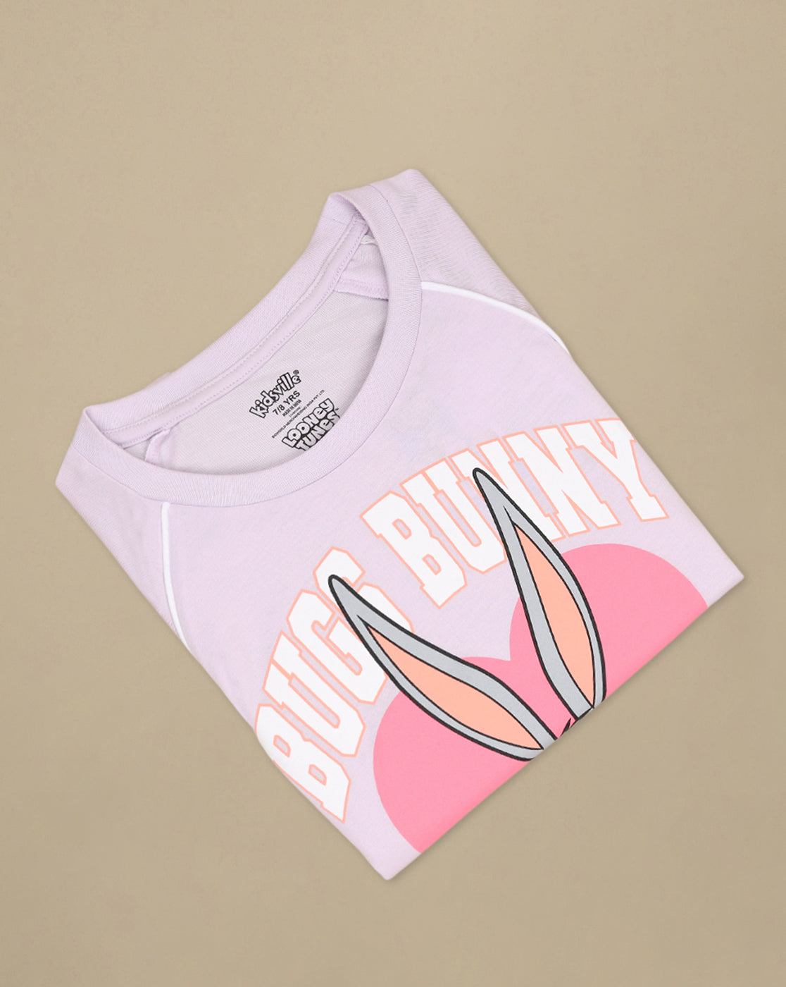 Looney Tunes Printed Oversized Fit Tshirt For Girls
