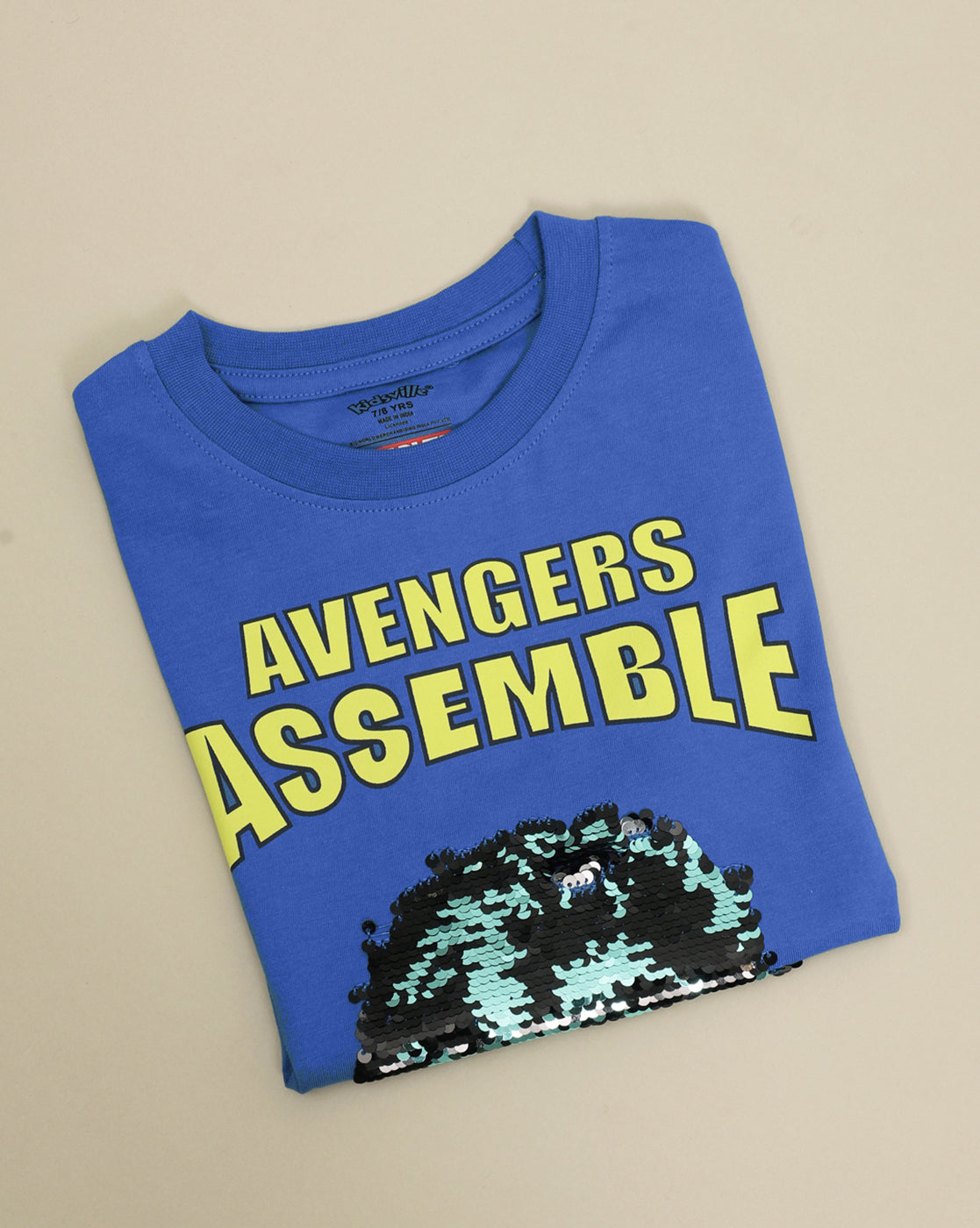 Marvel Comics Printed Regular Fit Tshirt For Boys