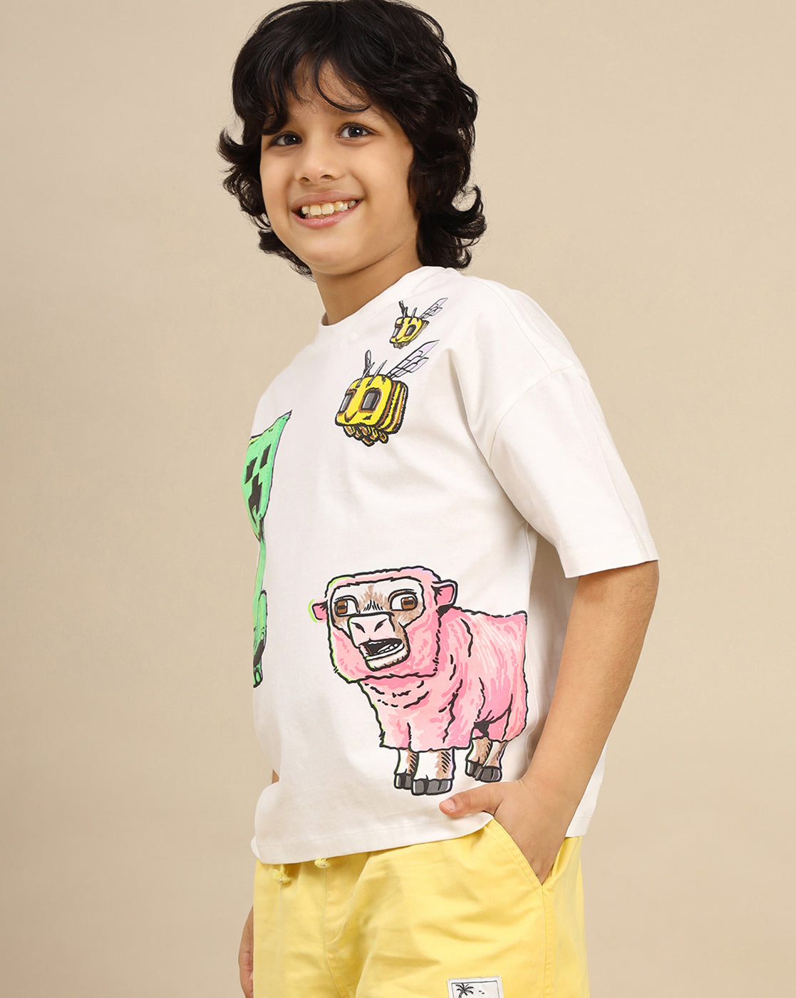 Minecraft Oversized Tshirt Boys