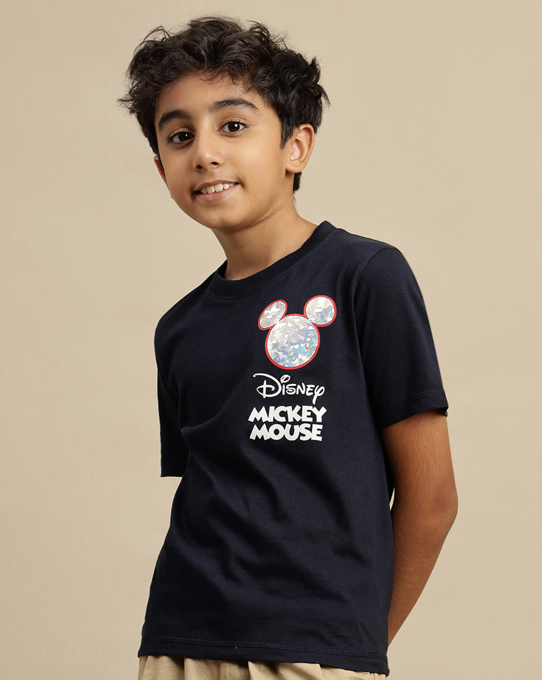 Mickey & Friends Printed Regular Fit Tshirt For Boys