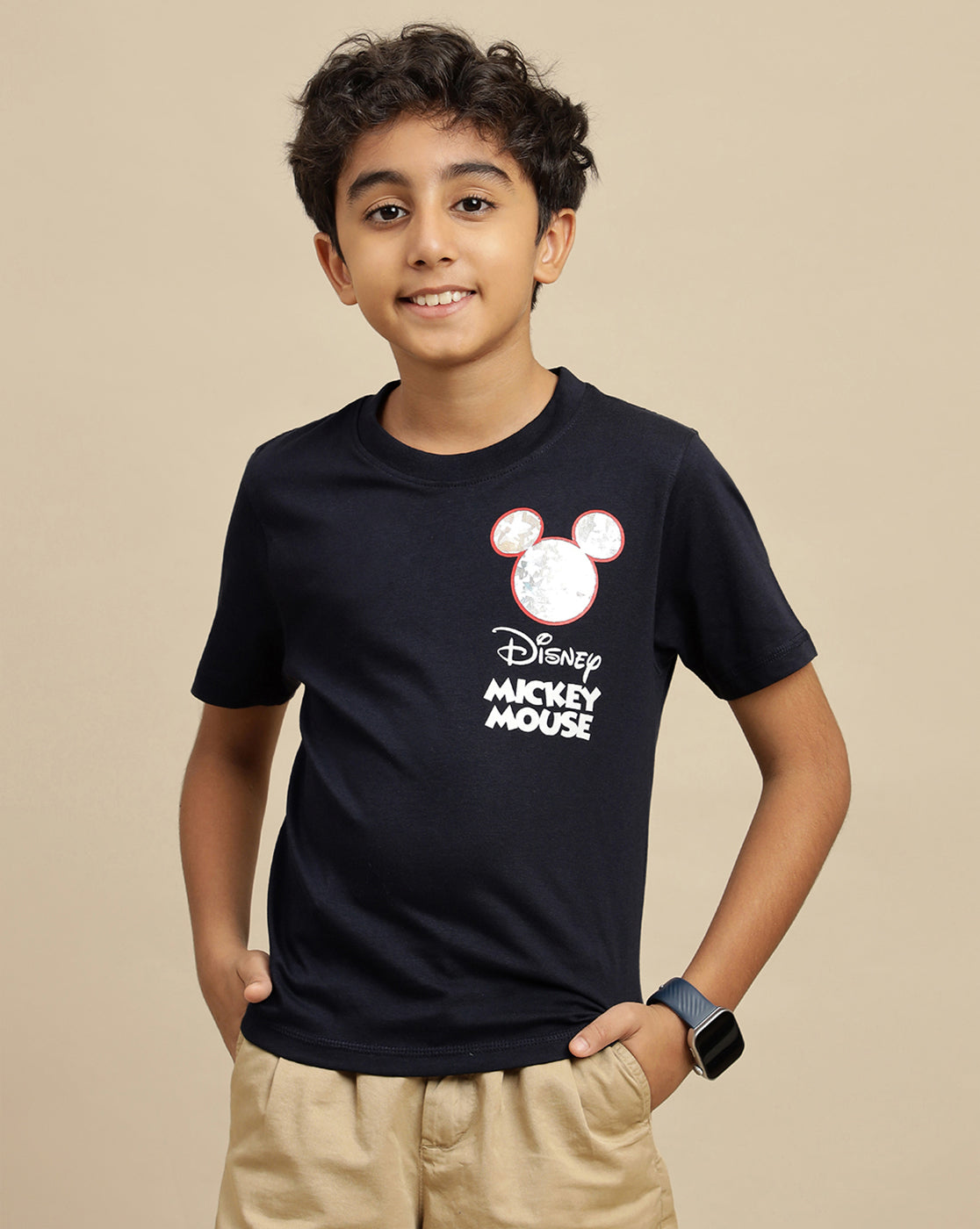 Mickey & Friends Printed Regular Fit Tshirt For Boys