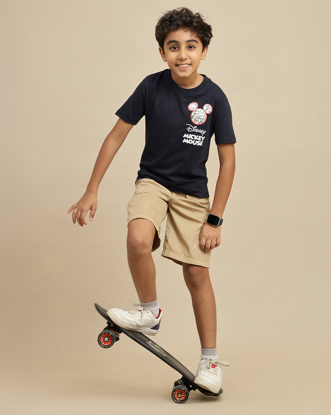 Mickey & Friends Printed Regular Fit Tshirt For Boys