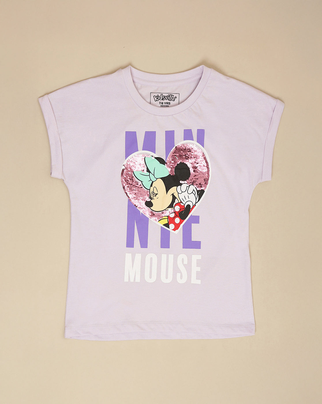 Mickey & Friends Printed Regular Fit Tshirt For Girls