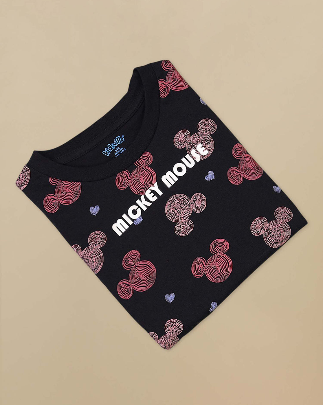 Mickey & Friends Printed Boxy Fit Tshirt For Girls