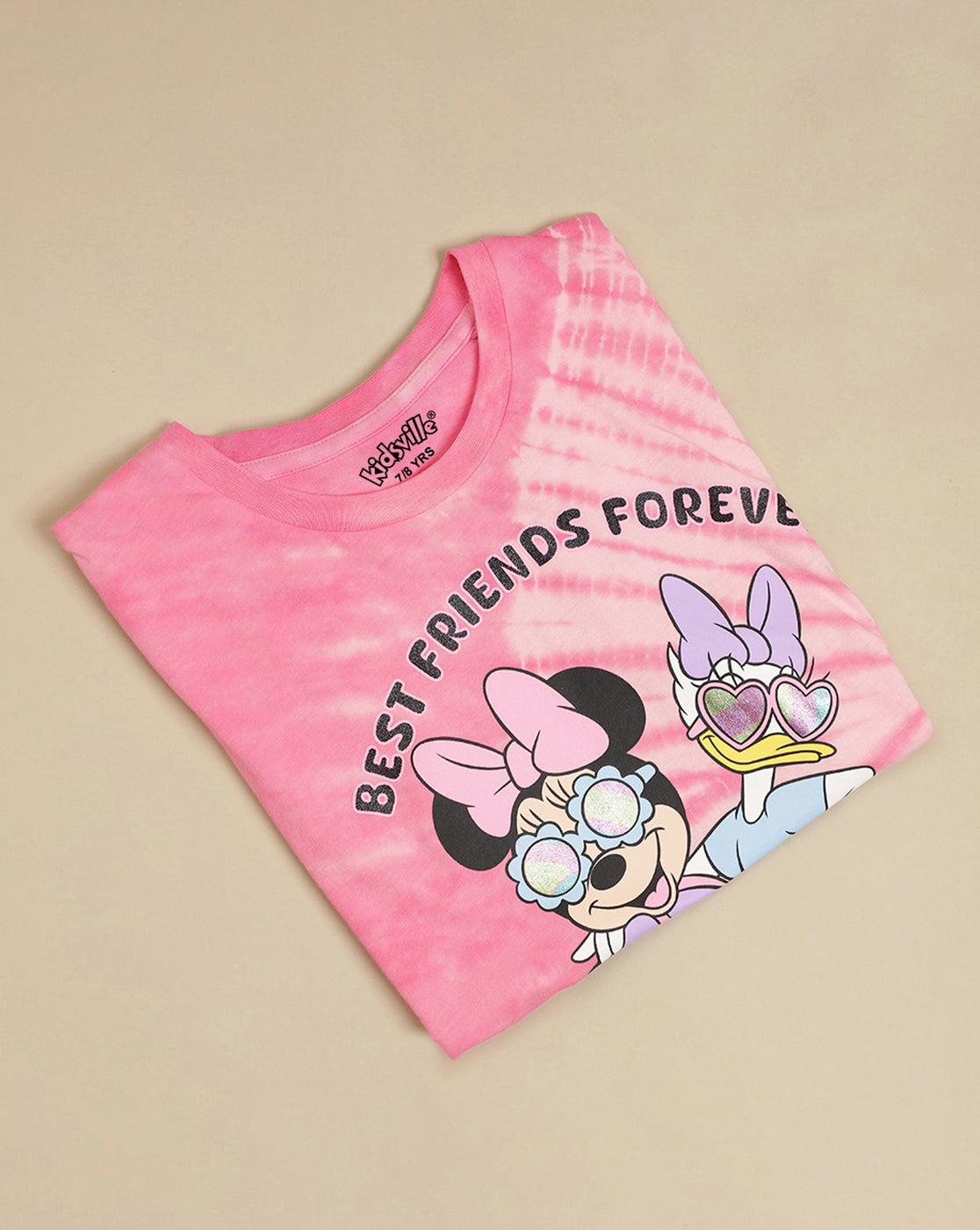 Mickey & Friends Printed Regular Fit Tshirt For Girls