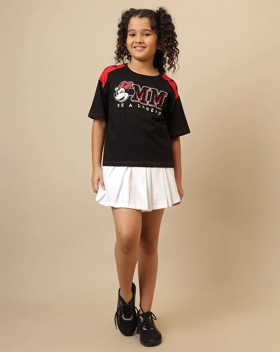 Mickey & Friends Printed Oversized Fit Tshirt For Girls