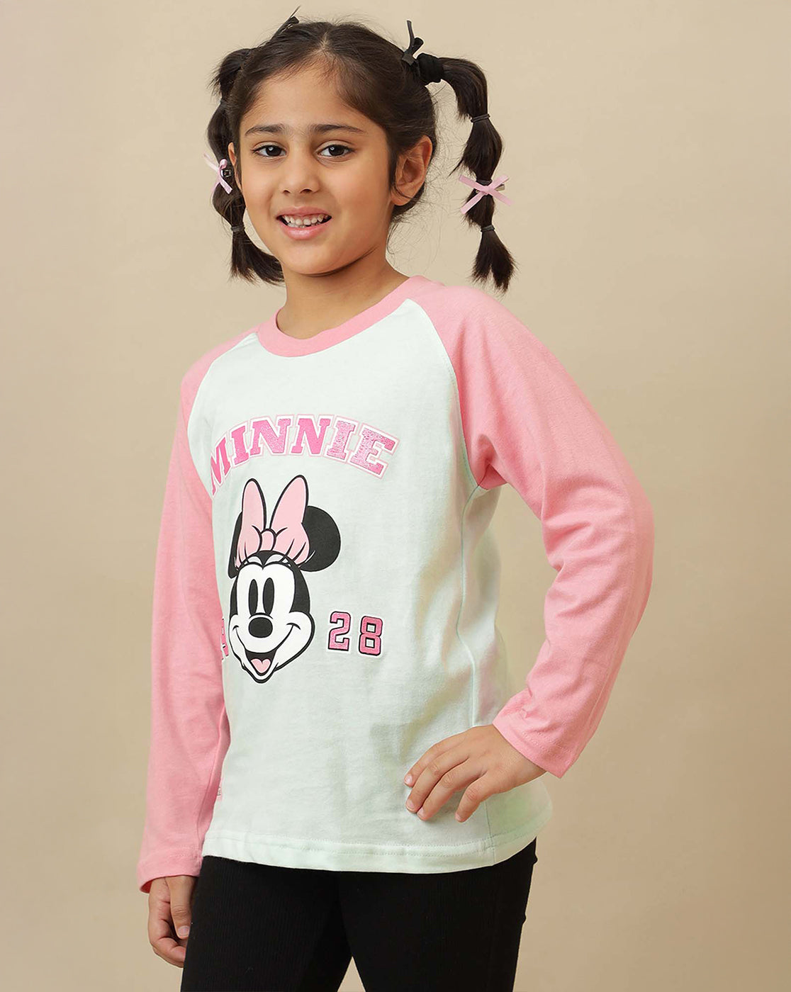 Mickey & Friends Printed Regular Fit Tshirt For Girls